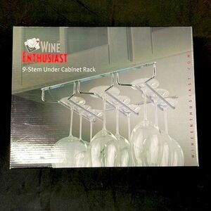 9-Stem Under Cabinet WINE Glass RACK